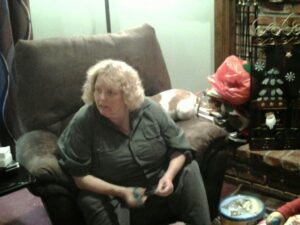 Women sitting on couch